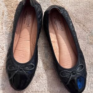 Josef Seibel Black Quilted Ballet Flats Size 39
